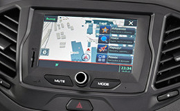 Мультимедийная система с навигацией (7'' цветной дисплей с TouchScreen, FM/AM с функцией RDS, USB, SD-карта, AUX, Bluetooth, Hands free), 6 динамиков 